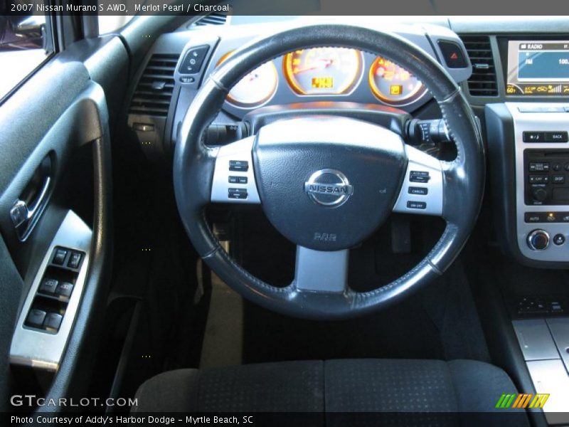 Merlot Pearl / Charcoal 2007 Nissan Murano S AWD