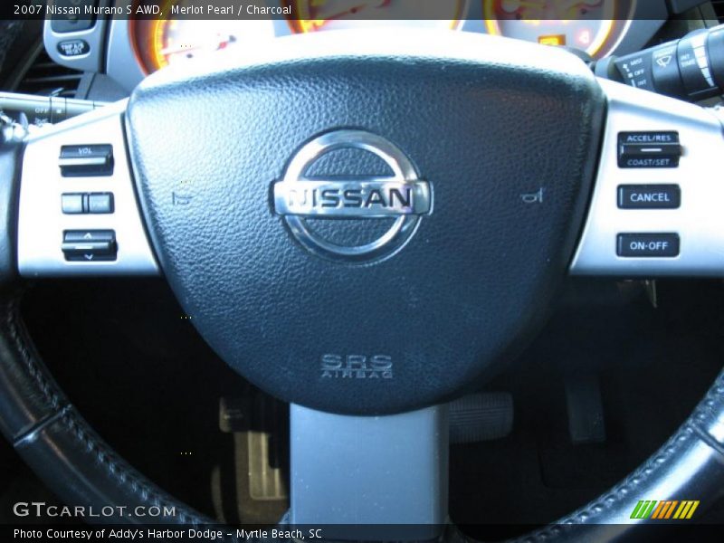 Merlot Pearl / Charcoal 2007 Nissan Murano S AWD