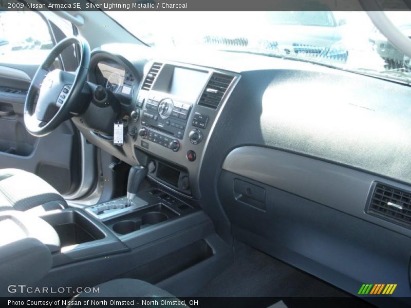 Silver Lightning Metallic / Charcoal 2009 Nissan Armada SE