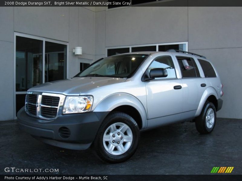 Bright Silver Metallic / Dark/Light Slate Gray 2008 Dodge Durango SXT