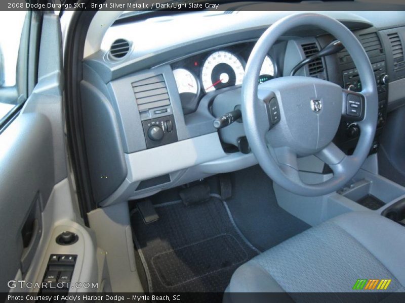 Bright Silver Metallic / Dark/Light Slate Gray 2008 Dodge Durango SXT