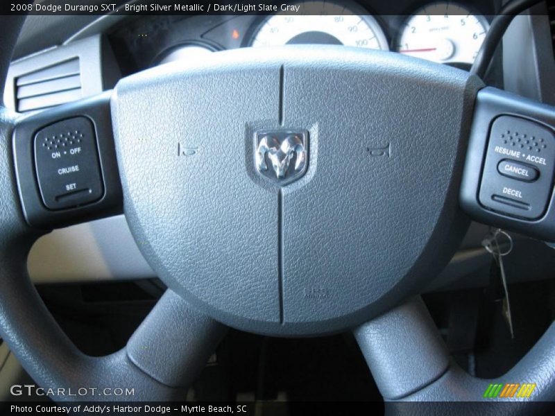 Bright Silver Metallic / Dark/Light Slate Gray 2008 Dodge Durango SXT