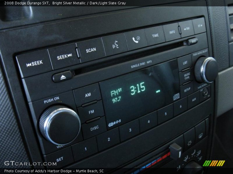 Bright Silver Metallic / Dark/Light Slate Gray 2008 Dodge Durango SXT