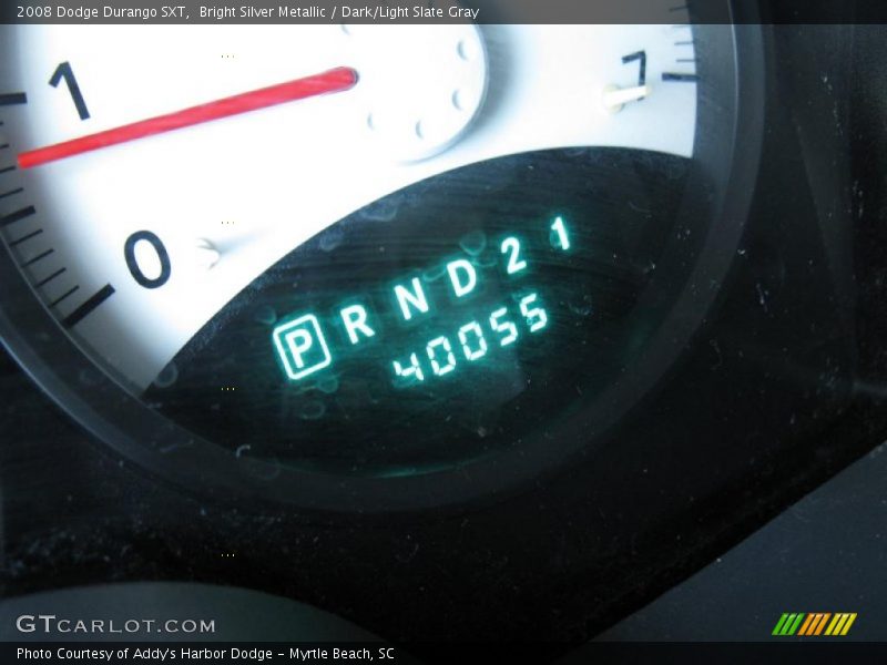 Bright Silver Metallic / Dark/Light Slate Gray 2008 Dodge Durango SXT