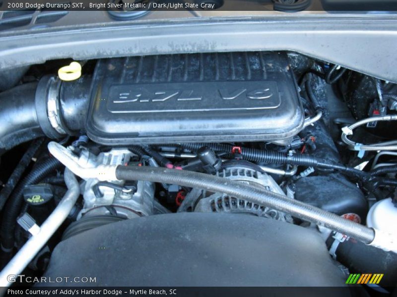 Bright Silver Metallic / Dark/Light Slate Gray 2008 Dodge Durango SXT