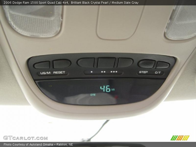 Brilliant Black Crystal Pearl / Medium Slate Gray 2006 Dodge Ram 1500 Sport Quad Cab 4x4