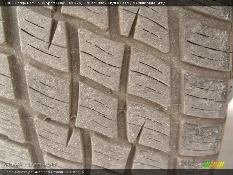 Brilliant Black Crystal Pearl / Medium Slate Gray 2006 Dodge Ram 1500 Sport Quad Cab 4x4