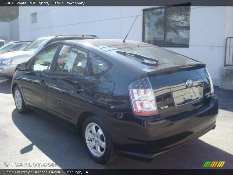 Black / Brown/Ivory 2004 Toyota Prius Hybrid