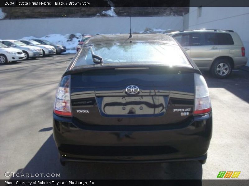 Black / Brown/Ivory 2004 Toyota Prius Hybrid