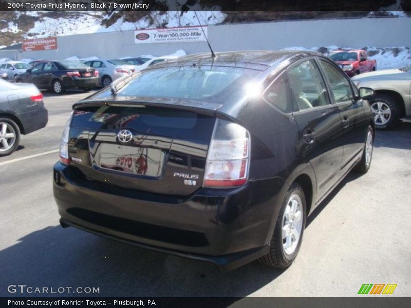 Black / Brown/Ivory 2004 Toyota Prius Hybrid