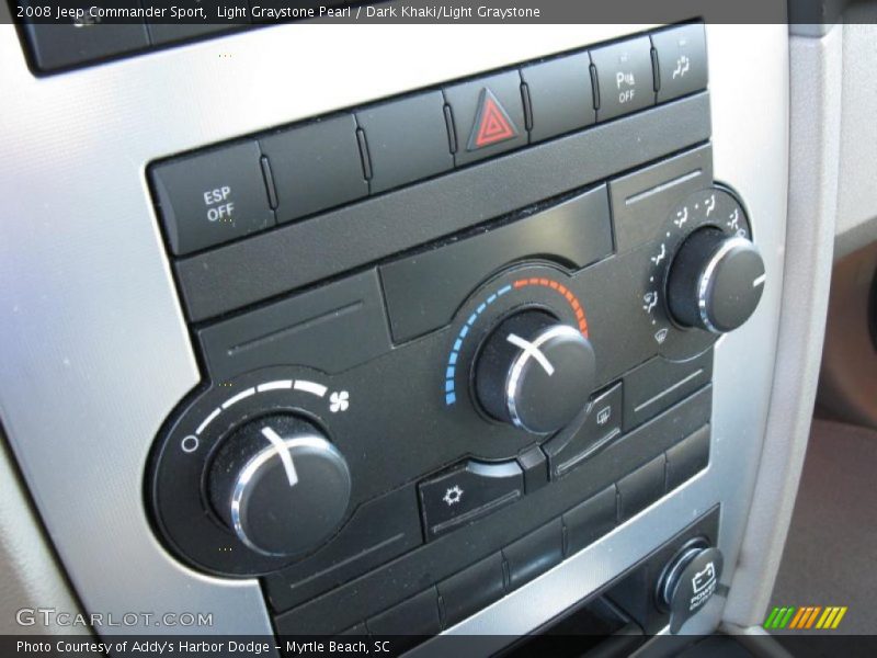 Light Graystone Pearl / Dark Khaki/Light Graystone 2008 Jeep Commander Sport