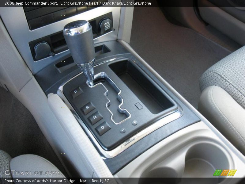Light Graystone Pearl / Dark Khaki/Light Graystone 2008 Jeep Commander Sport