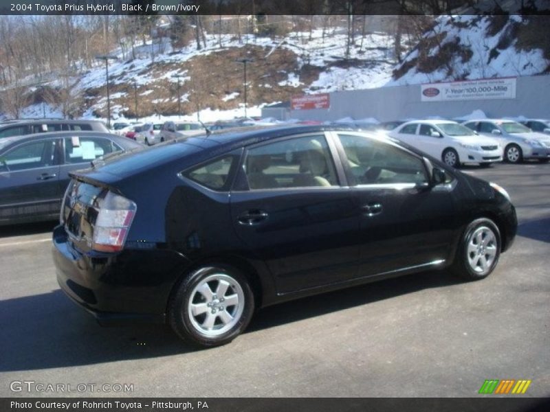 Black / Brown/Ivory 2004 Toyota Prius Hybrid