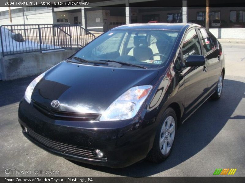 Black / Brown/Ivory 2004 Toyota Prius Hybrid