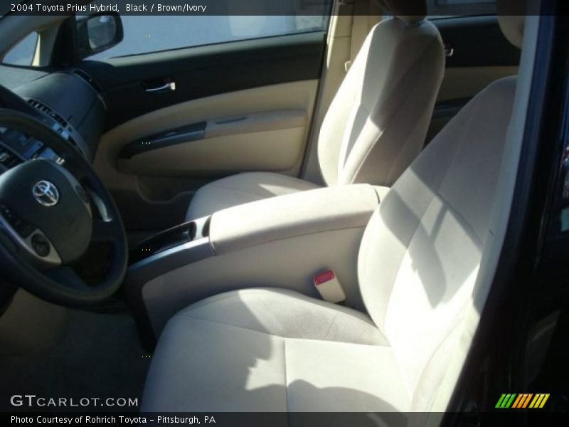 Black / Brown/Ivory 2004 Toyota Prius Hybrid