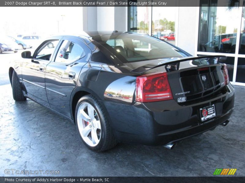 Brilliant Black Crystal Pearl / Dark Slate Gray/Light Slate Gray 2007 Dodge Charger SRT-8