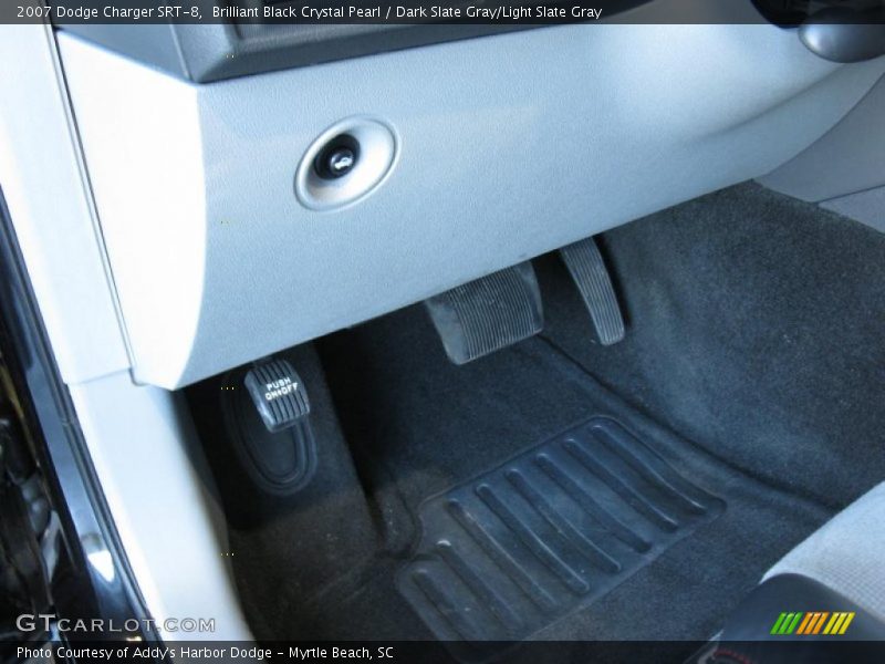 Brilliant Black Crystal Pearl / Dark Slate Gray/Light Slate Gray 2007 Dodge Charger SRT-8