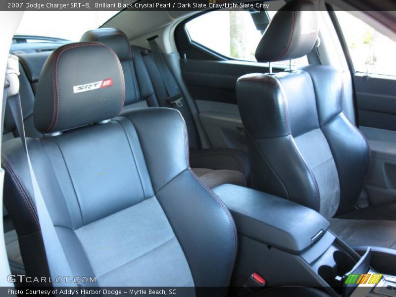Brilliant Black Crystal Pearl / Dark Slate Gray/Light Slate Gray 2007 Dodge Charger SRT-8