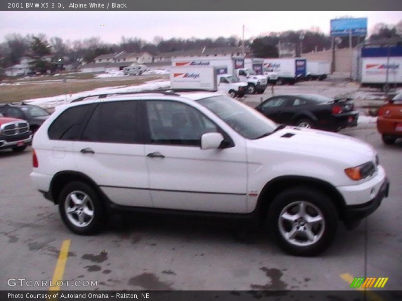 Alpine White / Black 2001 BMW X5 3.0i