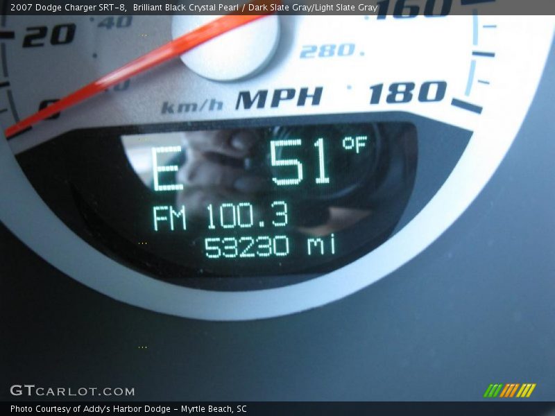Brilliant Black Crystal Pearl / Dark Slate Gray/Light Slate Gray 2007 Dodge Charger SRT-8