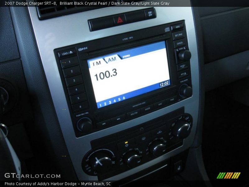Brilliant Black Crystal Pearl / Dark Slate Gray/Light Slate Gray 2007 Dodge Charger SRT-8