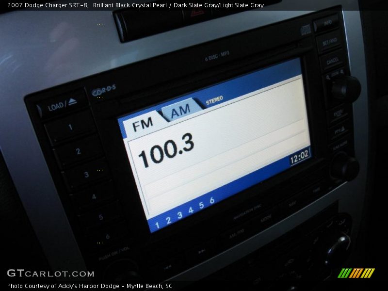 Brilliant Black Crystal Pearl / Dark Slate Gray/Light Slate Gray 2007 Dodge Charger SRT-8