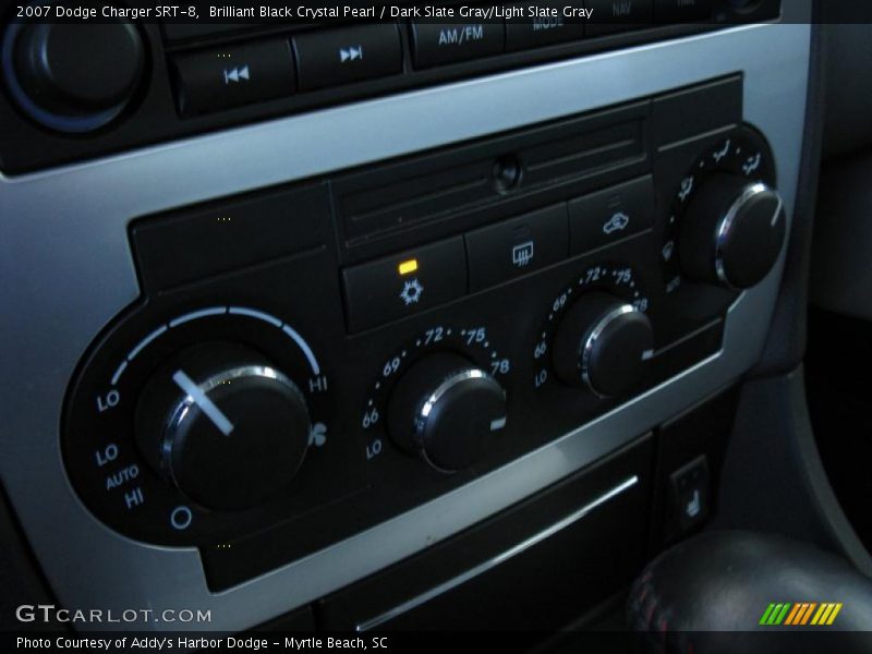 Brilliant Black Crystal Pearl / Dark Slate Gray/Light Slate Gray 2007 Dodge Charger SRT-8