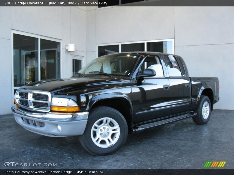 Black / Dark Slate Gray 2003 Dodge Dakota SLT Quad Cab