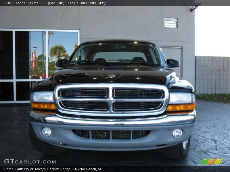 Black / Dark Slate Gray 2003 Dodge Dakota SLT Quad Cab