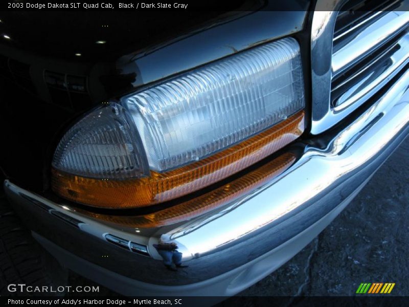 Black / Dark Slate Gray 2003 Dodge Dakota SLT Quad Cab