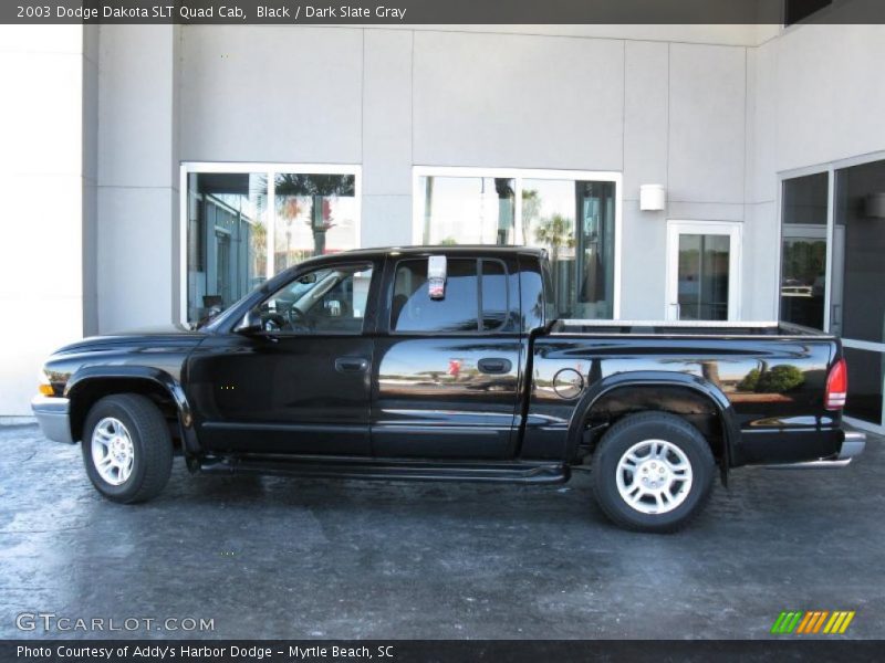 Black / Dark Slate Gray 2003 Dodge Dakota SLT Quad Cab