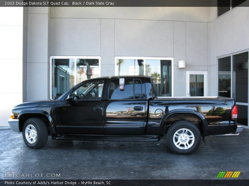 Black / Dark Slate Gray 2003 Dodge Dakota SLT Quad Cab