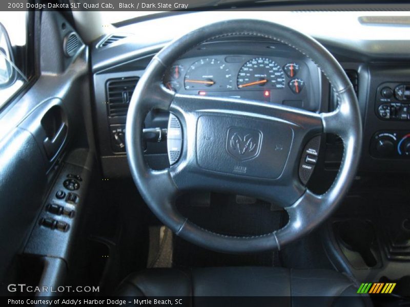 Black / Dark Slate Gray 2003 Dodge Dakota SLT Quad Cab