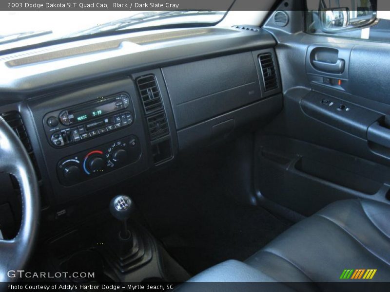 Black / Dark Slate Gray 2003 Dodge Dakota SLT Quad Cab