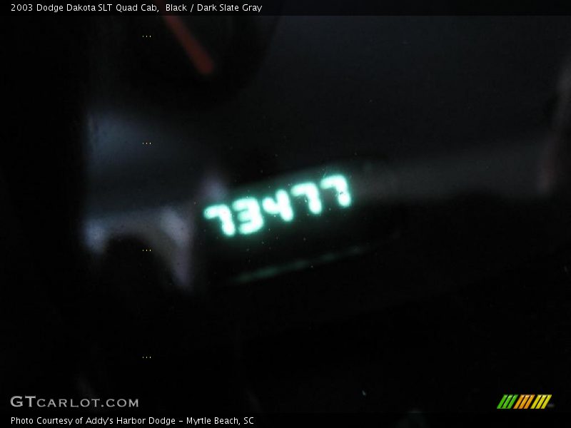 Black / Dark Slate Gray 2003 Dodge Dakota SLT Quad Cab