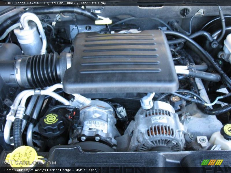 Black / Dark Slate Gray 2003 Dodge Dakota SLT Quad Cab