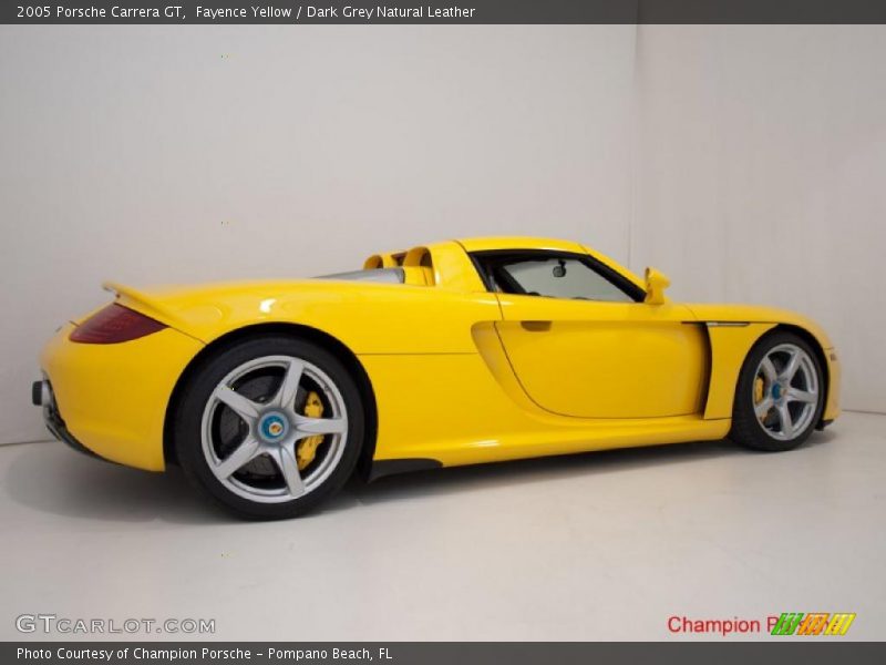 Fayence Yellow / Dark Grey Natural Leather 2005 Porsche Carrera GT
