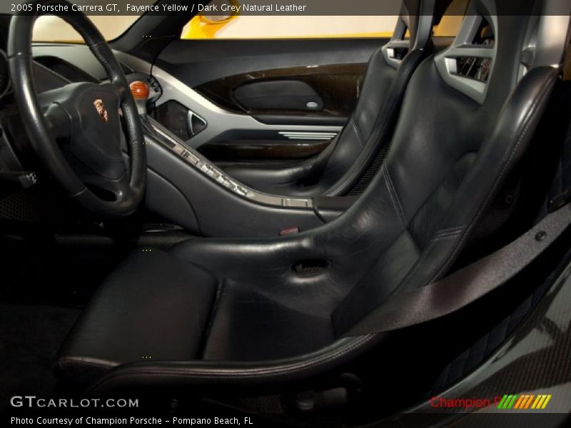  2005 Carrera GT  Dark Grey Natural Leather Interior