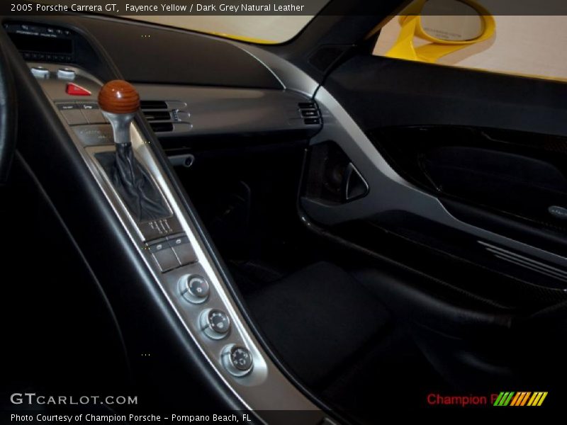Controls of 2005 Carrera GT 
