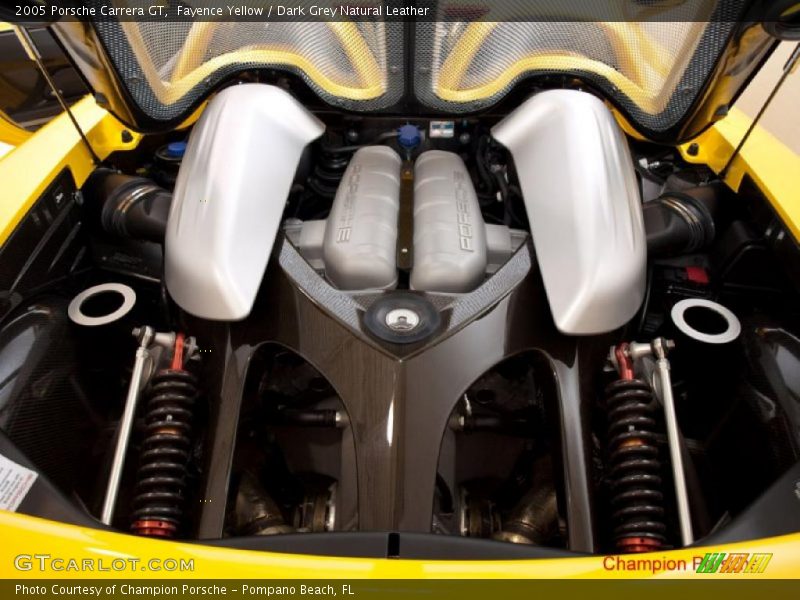  2005 Carrera GT  Engine - 5.7 Liter DOHC 40-Valve Variocam V10