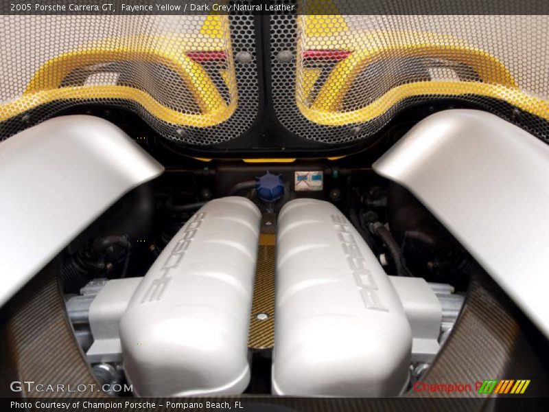  2005 Carrera GT  Engine - 5.7 Liter DOHC 40-Valve Variocam V10