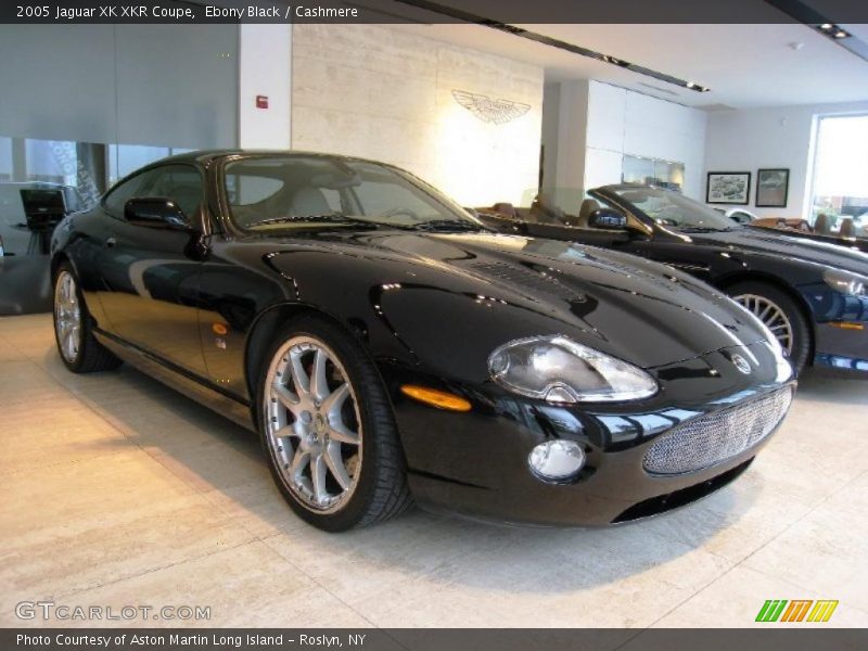 Ebony Black / Cashmere 2005 Jaguar XK XKR Coupe