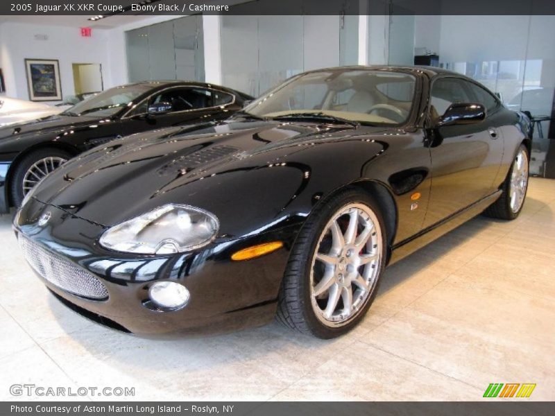 Ebony Black / Cashmere 2005 Jaguar XK XKR Coupe