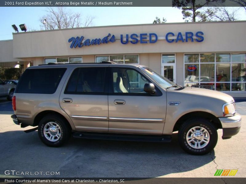 Arizona Beige Metallic / Medium Parchment 2001 Ford Expedition XLT
