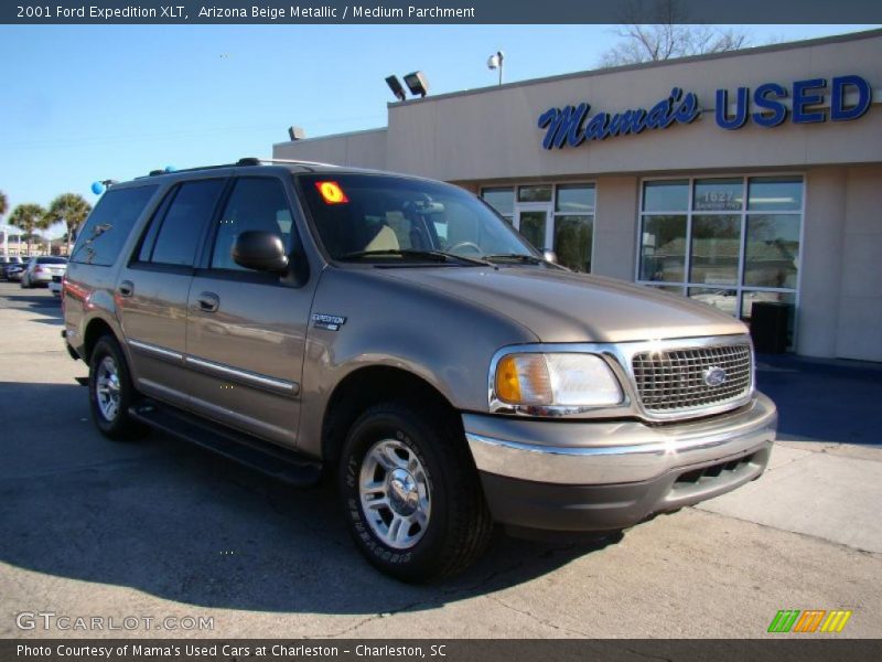 Arizona Beige Metallic / Medium Parchment 2001 Ford Expedition XLT