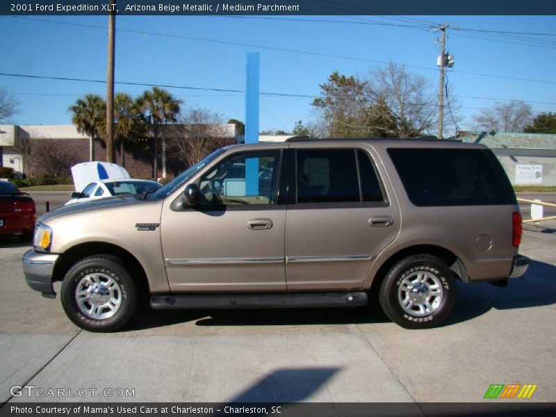 Arizona Beige Metallic / Medium Parchment 2001 Ford Expedition XLT