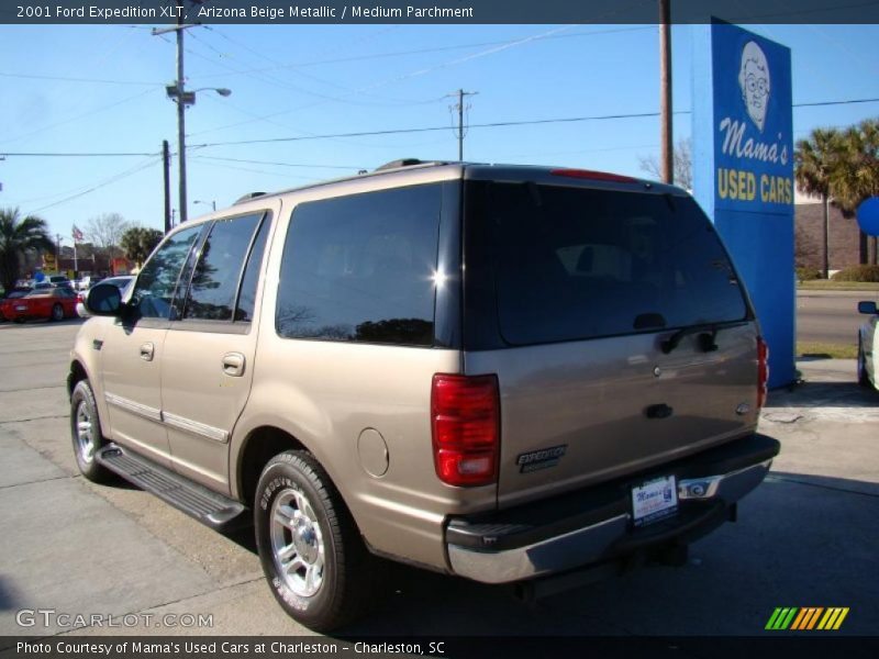 Arizona Beige Metallic / Medium Parchment 2001 Ford Expedition XLT