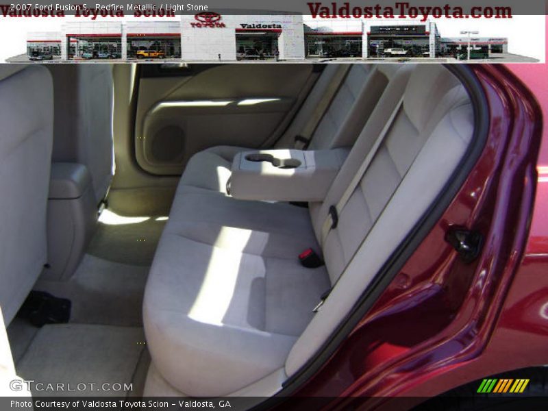 Redfire Metallic / Light Stone 2007 Ford Fusion S
