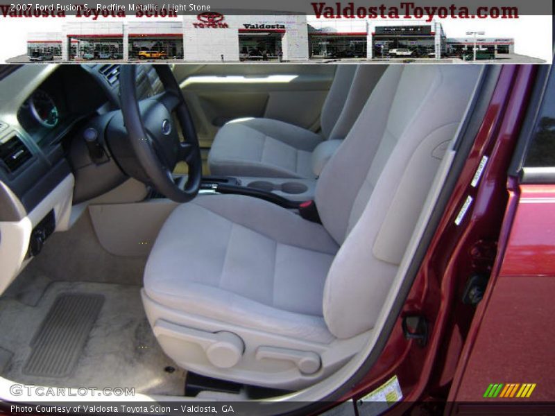 Redfire Metallic / Light Stone 2007 Ford Fusion S