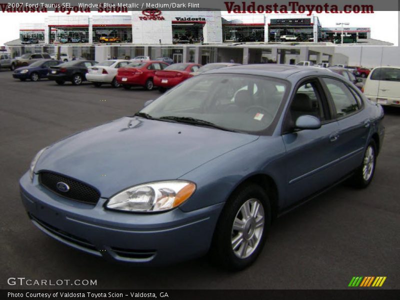 Windveil Blue Metallic / Medium/Dark Flint 2007 Ford Taurus SEL